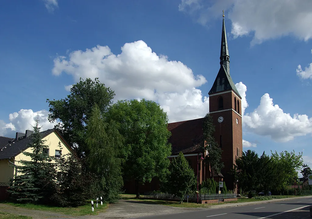 Church in Heinersbrück, Brandenburg, Germany, Baudenkmal