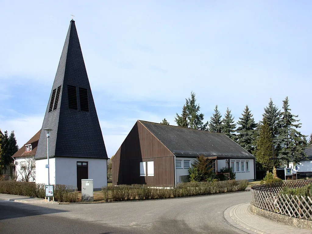 Kirche Wicklesgreuth (wird sowohl von der evangelischen als auch katholischen Kirchengemeinde benutzt)