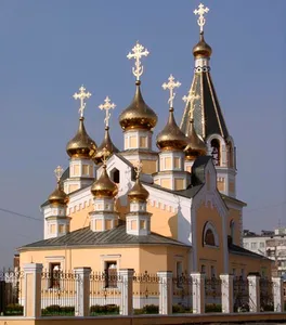 Orthodox cathedral of the Transfiguration of Jesus Christ in Yakutsk
