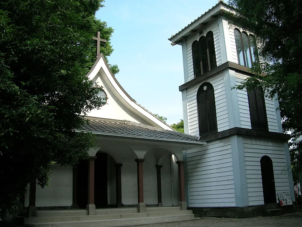 Catholic Chikara-machi Kyokai (Catholic Chikaramachi Church). Loc: Higashi word, Nagoya city, Aichi Prefecture, Japan