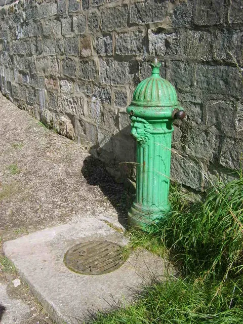 Water pump A relic from a bygone age, by the church wall.