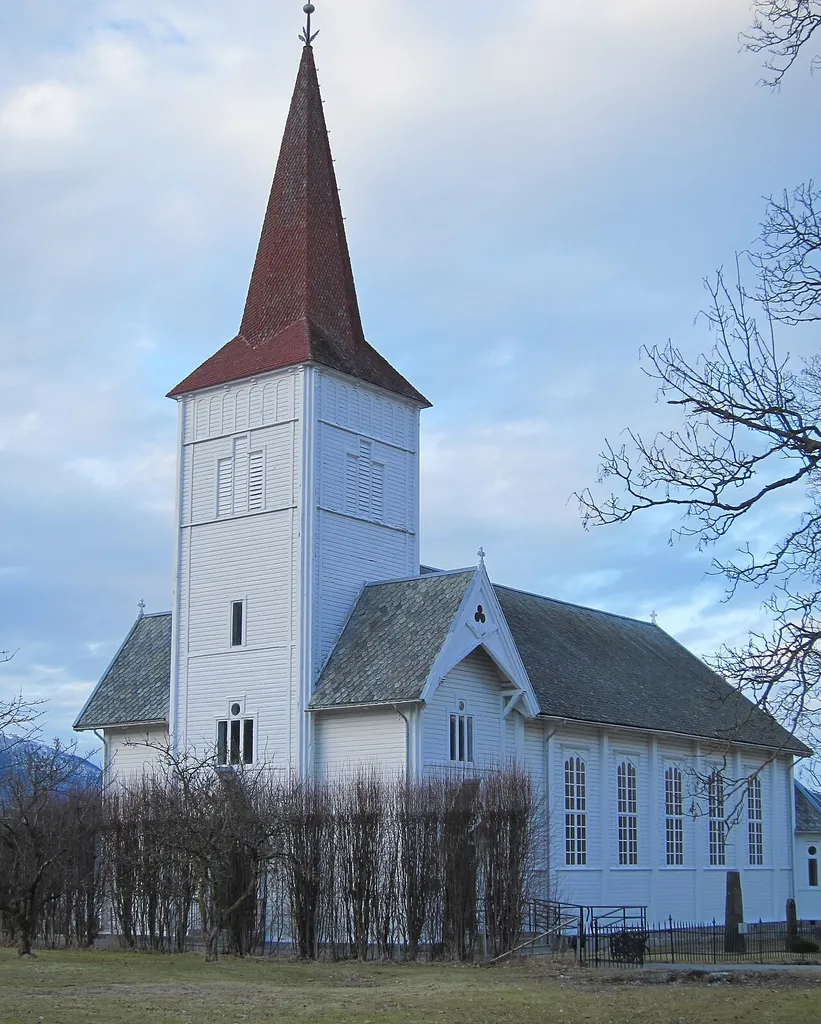 Voll church in Måndalen, Møre og Romsdal, Norway