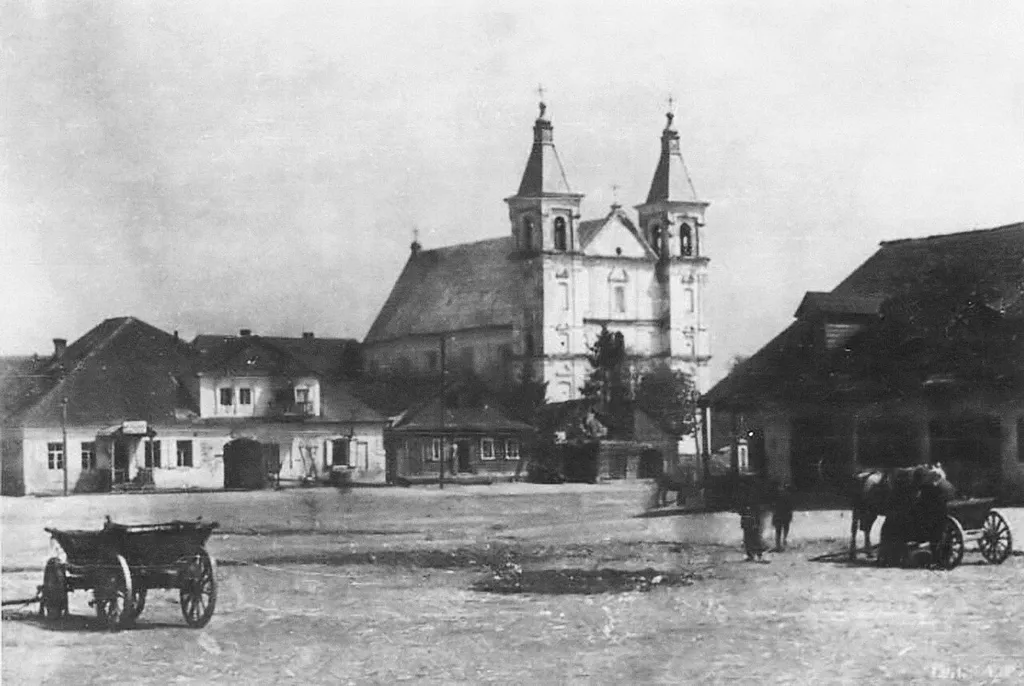 Клецк. Забудова галоўнай плошчы. 1930-я