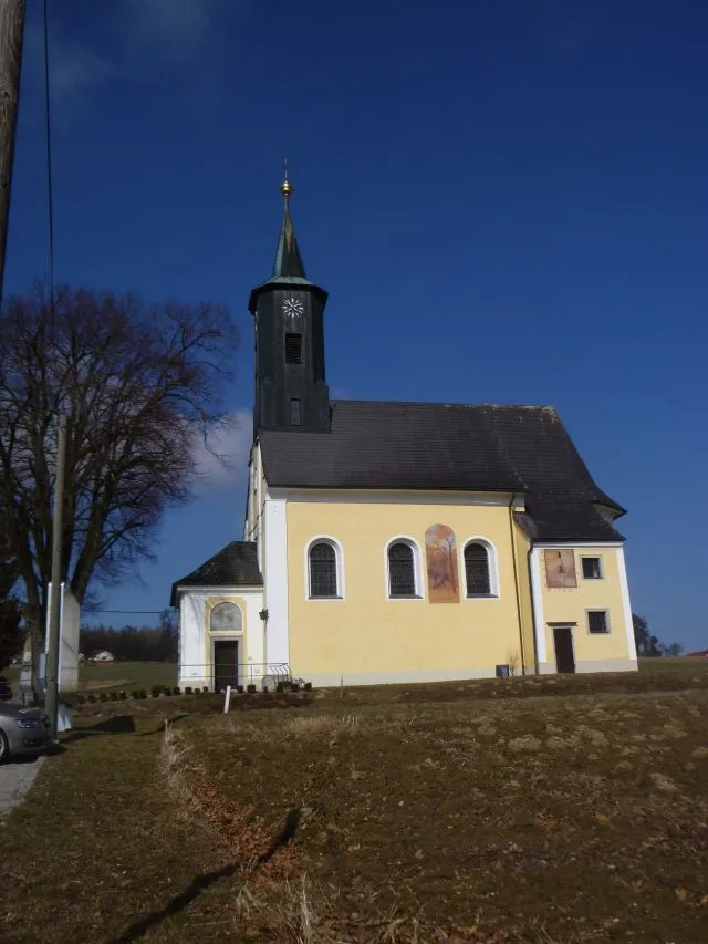 Kath. Filialkirche hl. Margareta in Mistlbach, Gemeinde Buchkirchen, Oberösterreich.