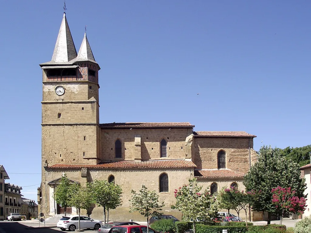 Collégiale de l'Assomption de Castelnau-Magnoac (Hautes-Pyrénées, France)