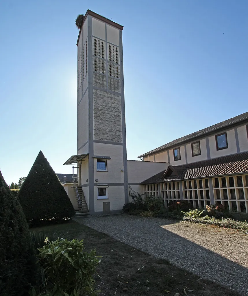 Protestant church in Rheinau-Helmlingen.