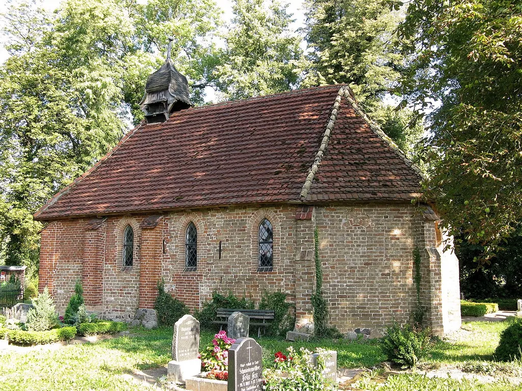 Church in Mistorf, disctrict Rostock, Mecklenburg-Vorpommern, Germany
