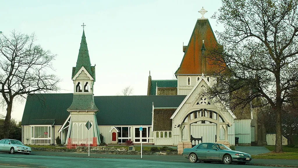 Church of St. Augustine, Waimate, New Zealand.