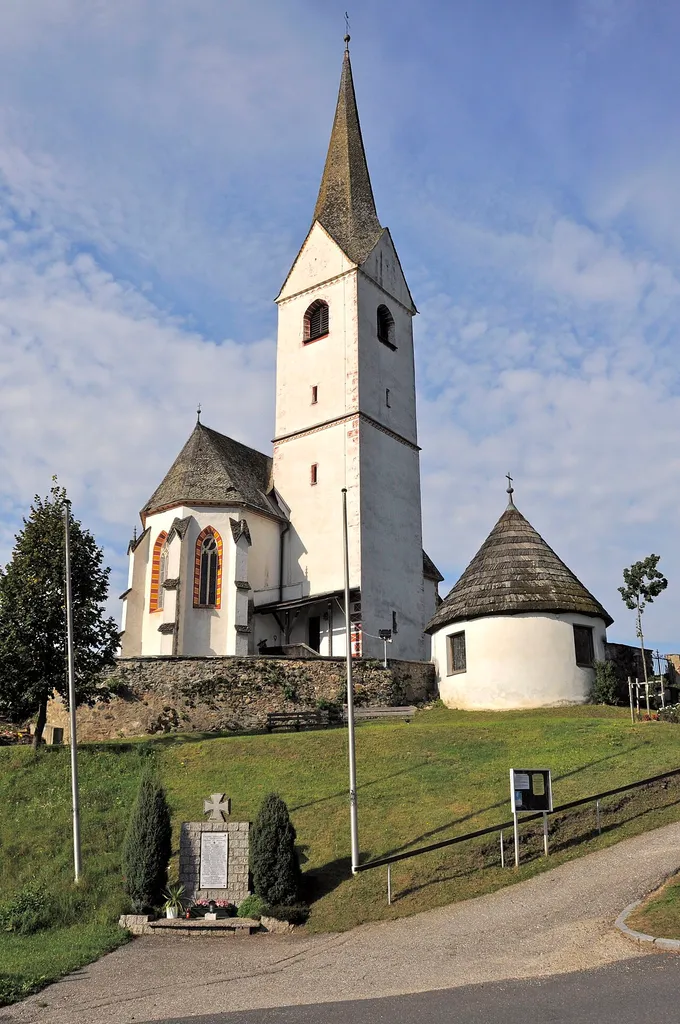 Parish church Saint Michael in Sankt Michael ob der Gurk, municipality Poggersdorf, district Klagenfurt Land, Carinthia, Austria, EU