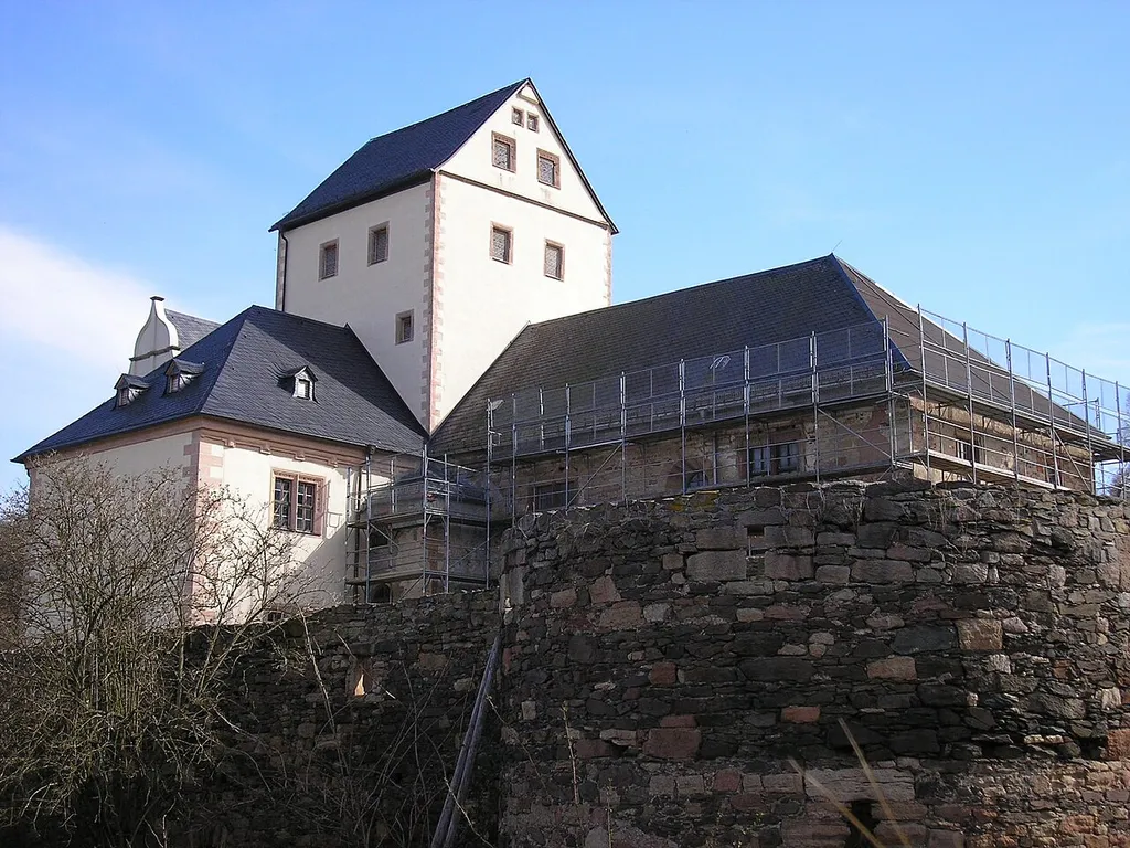 Das Kloster Mildenfurth bei Wünschendorf (Thüringen).