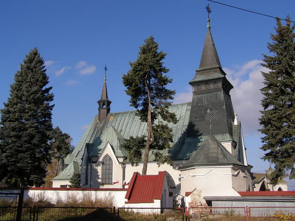 Krosno-Polanka. Kościół par. p.w. NMP Królowej Polski. 1927-28
