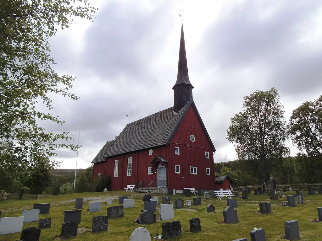 Hessdalen kirke. A church located in Hessdalen, Holtålen, Norway. It was built in 1940 and is made of wood.