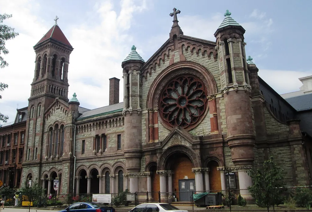The Church of St. Luke and St. Matthew is a historic Episcopal church at 520 Clinton Avenue between Fulton Street and Atlantic Avenue in the Clinton Hill neighborhood of Brooklyn, New York City. It was built in 1888-91 as St. Luke's Protestant Episcopal Church and was designed by John Welch in the Romanesque Revival style. The AIA Guide to New York City describes the building's "great facade" as "Eclecticism gone beserk," while the Guide to New York City Landmarks calls it "one of the grandest ecclesiastical buildings in Brooklyn." The congregation of St. Luke's was founded in 1841.