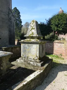 Watts Monument in graveyard, 6 metres north of west tower, Church Of All Saints