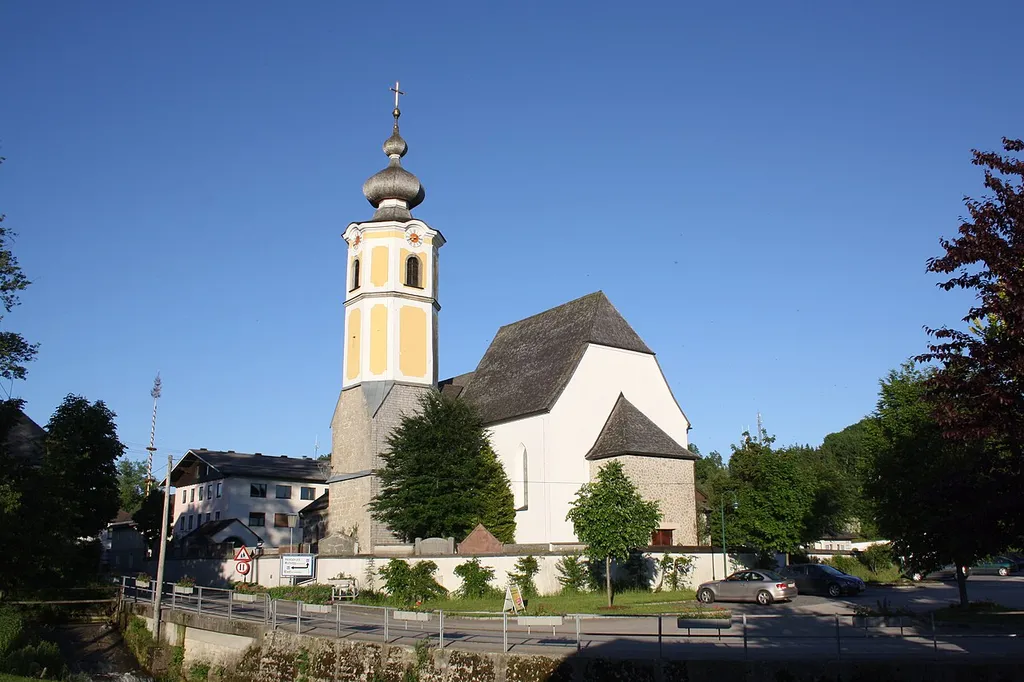 Die Pfarrkirche der oberösterreichischen Gemeinde Ungenach