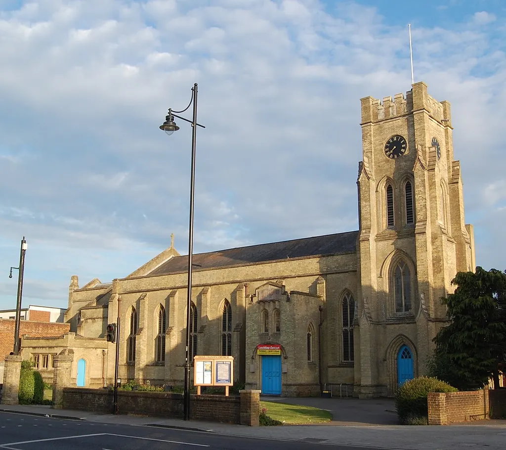 Holy Trinity Church, West Street, Fareham, Borough of Fareham, Hampshire. The second Anglican church built in Fareham.
