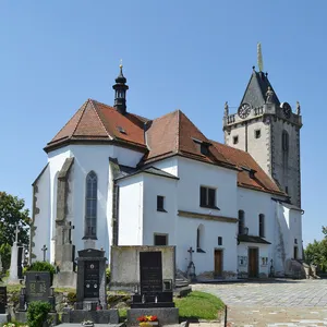 Church of Saint Godehard and the Assumption in Budišov