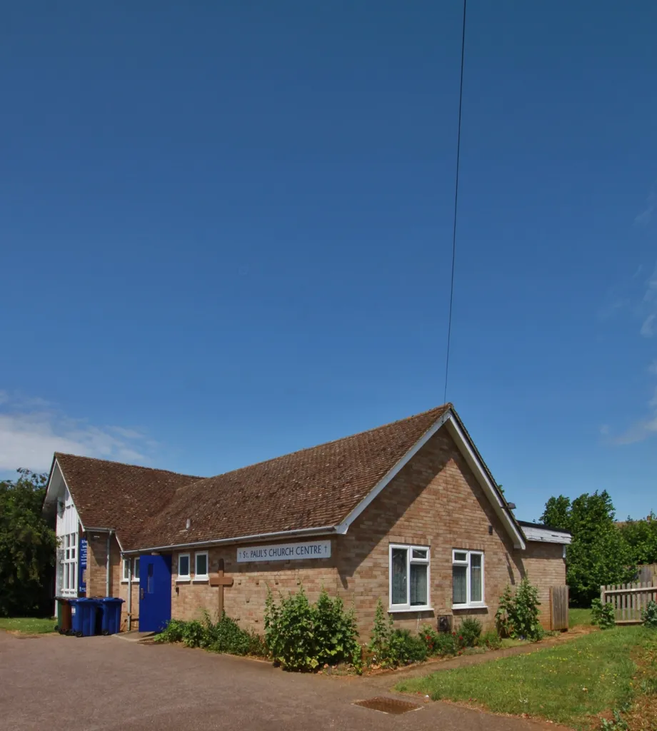 St Paul's Church Centre, Prescott Avenue, Neithrop, Banbury, Oxfordshire seen from the southeast