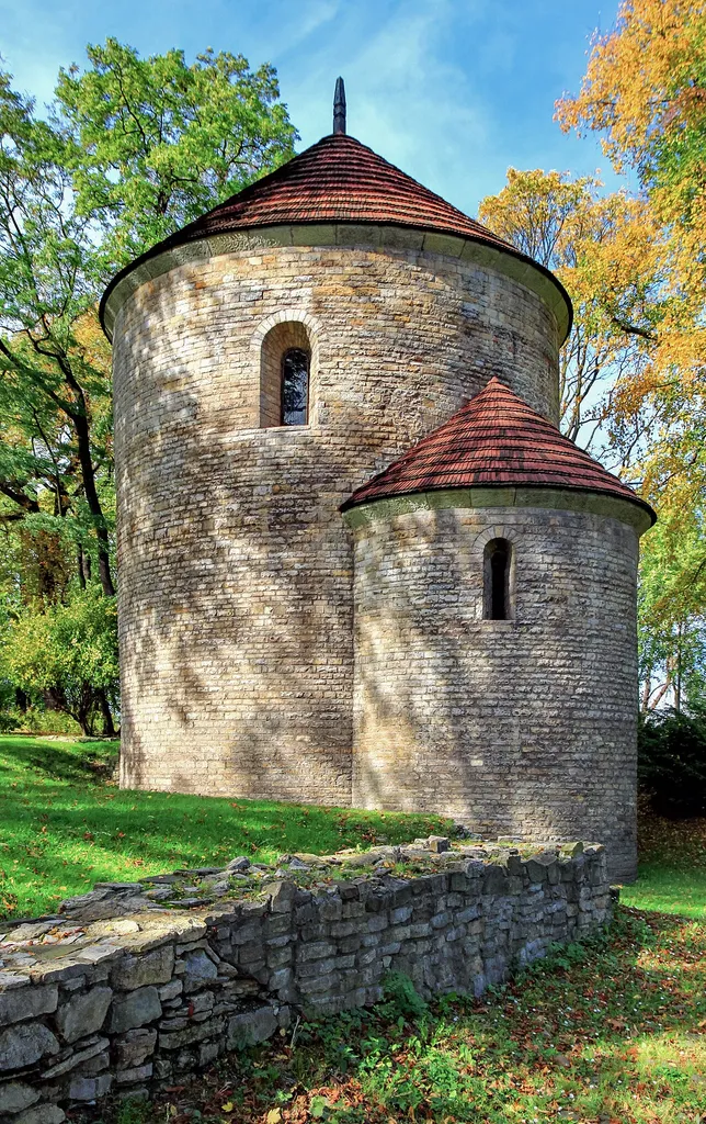 Rotunda of Saint Nicolas. Górka Zamkowa Park. Cieszyn, Silesian Voivodeship, Poland.