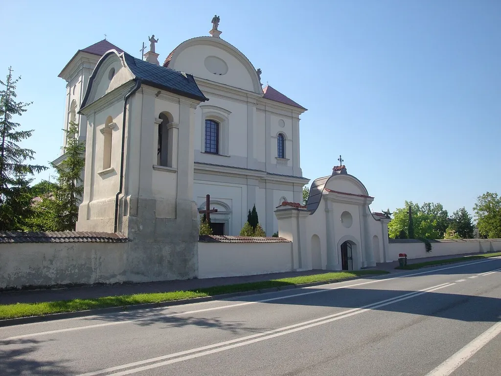 Former franciscan church in Józefów (Poland, Lublin voivodship), today parish church. Built in 18 century.