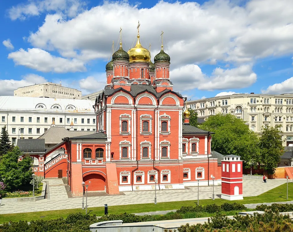 Church of the Znamensky Monastery in Moscow, Russia