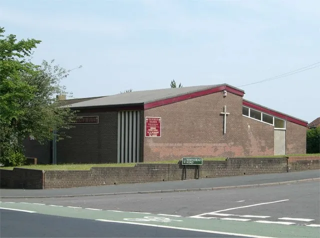 Parish church of the Saviour, Springbank Road, Chell Heath, Staffordshire, seen from the northwest