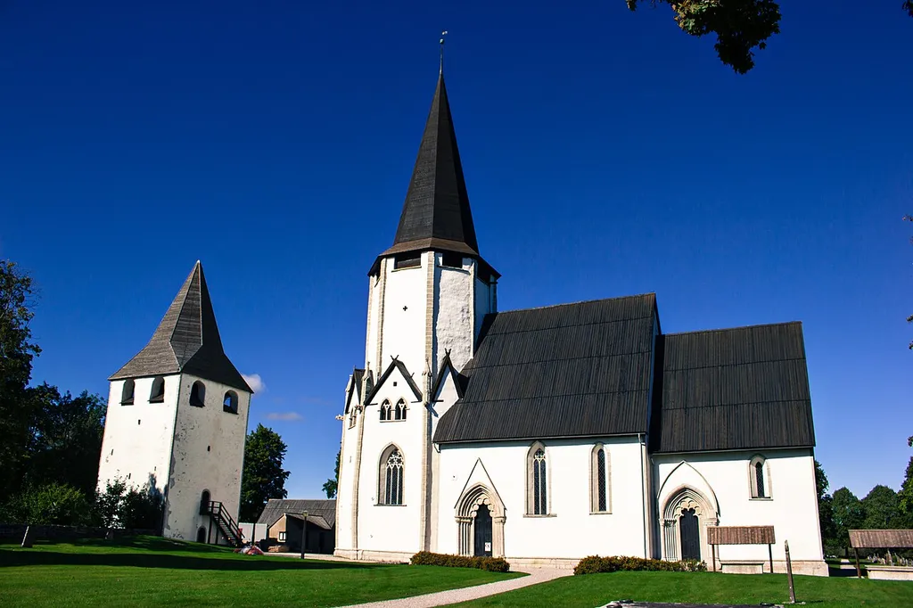 Igrexa de Lärbro, na illa Sueca de Gotland.