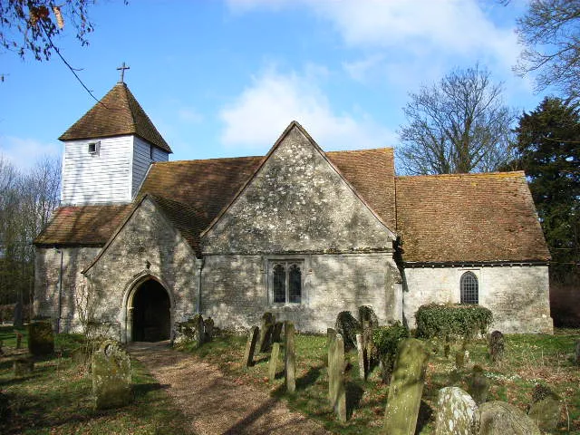 Church of England parish church of St John the Baptist, Dorton, Buckinghamshire: view from the south