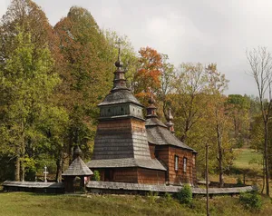 Uniate /Greek Catholic/ Saints Cosmas and Damian church in Bartne