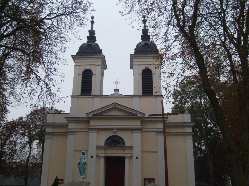 The church in Sanniki, Poland