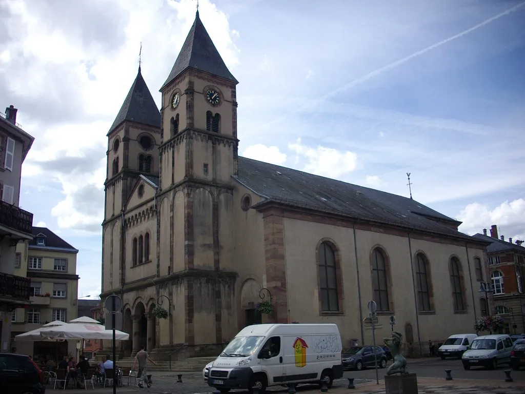 Saint Bartholomew church of Sarrebourg (Moselle, France)