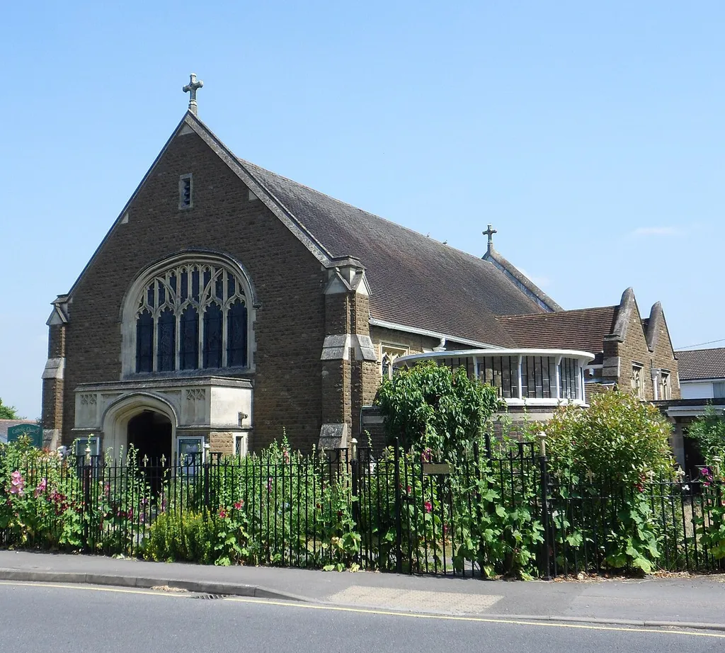 Church of Our Lady and St Peter, Garlands Road, Leatherhead, Mole Valley District, Surrey, England. The Roman Catholic parish church of Leatherhead.