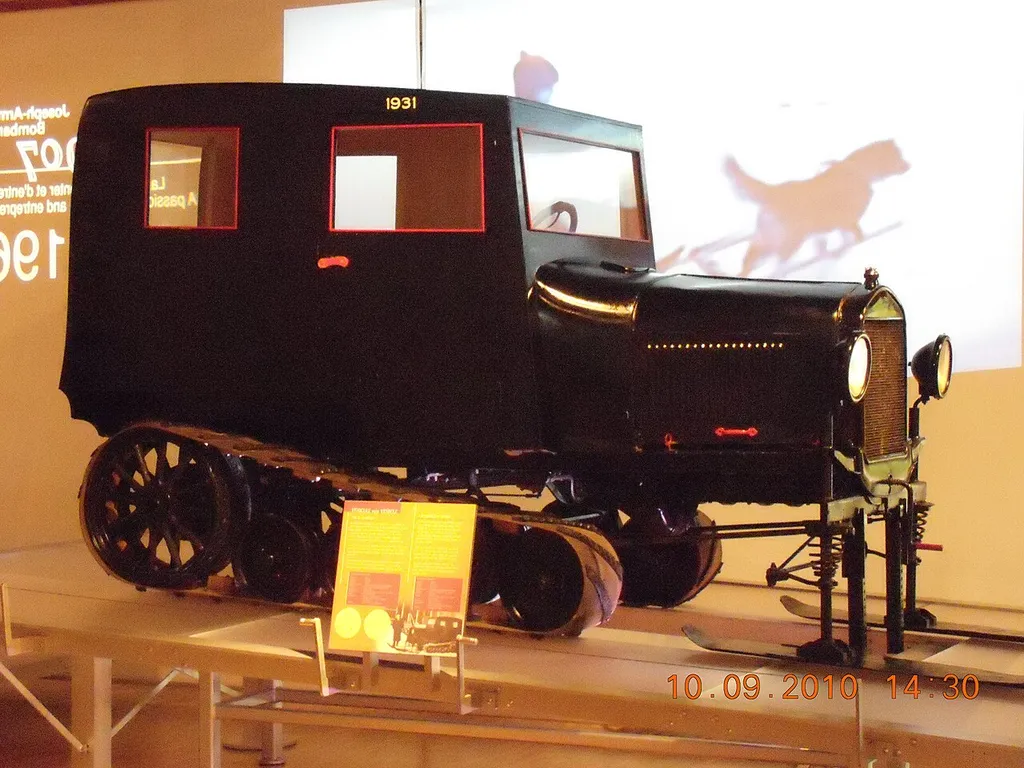 Bombardier 1931 snow vehicle.