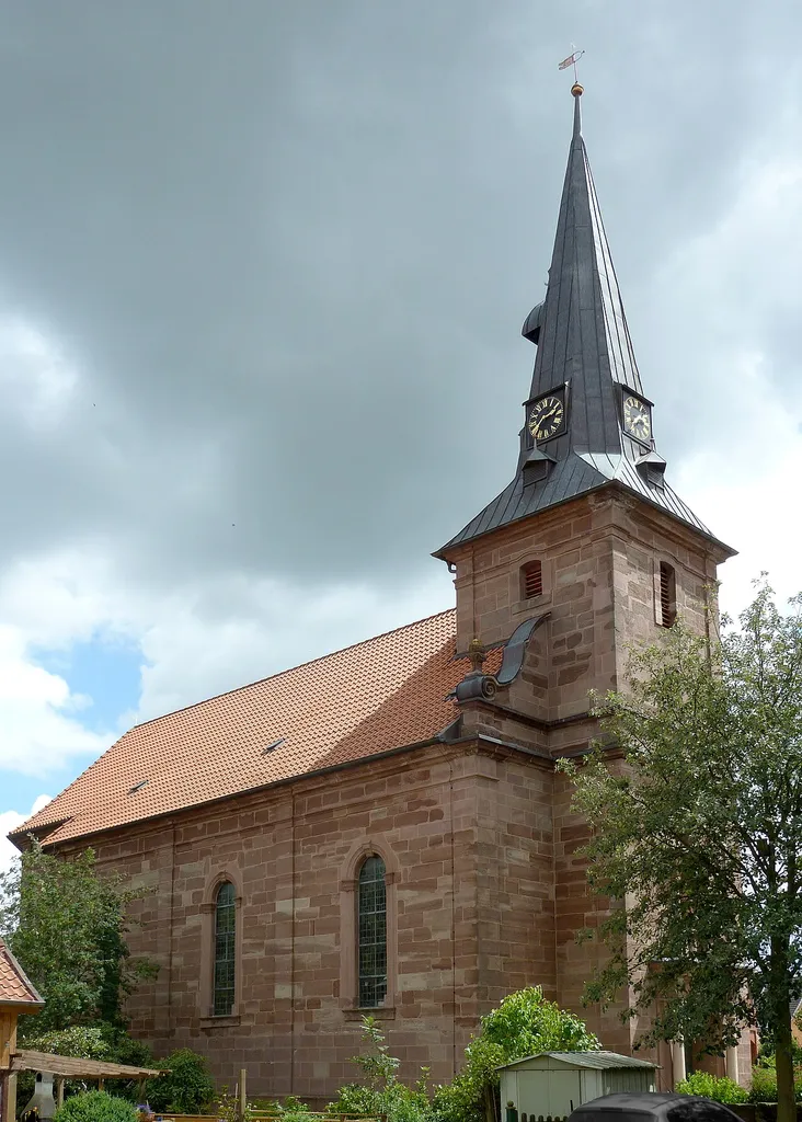 Katholische Kirche St. Matthäus in Bodensee, Untereichsfeld. Erbaut 1779