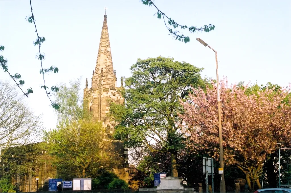 St Mary's parish church, Handsworth, South Yorkshire, seen from the northwest