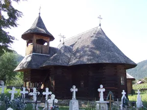 Wooden church in Galu, Neamț