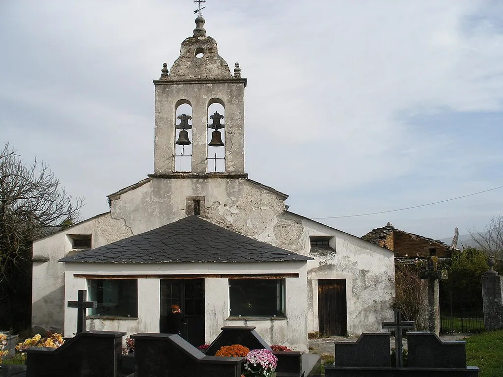 Igrexa parroquial de Loureiro no concello lugués de Samos