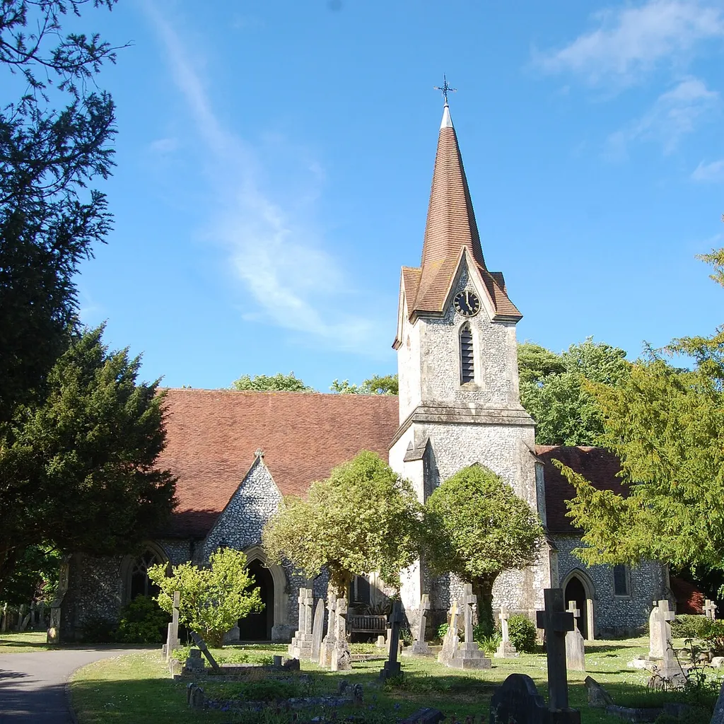 Holy Trinity Church, Crabden Lane, Blendworth, East Hampshire District, Hampshire, England. The Anglican parish church of Blendworth and Horndean.