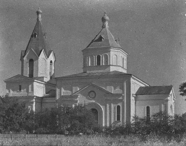Дубровіца (Dubrovica), вуліца Варобінская (vulica Varobinskaja). Царква-мураўёўка