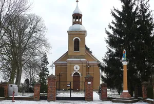 Interior of Saint Andrew church in Iłówiec