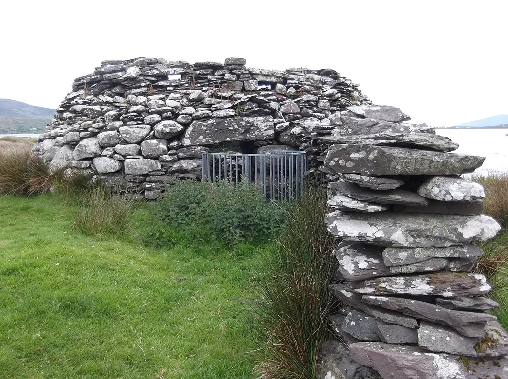 Photograph of St Finian's Cell, Church Island, Lough Currane, Co. Kerry, Ireland