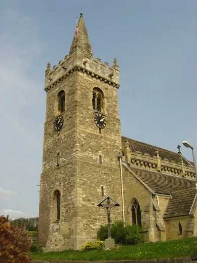 All Saints' parish church, Bramham, West Yorkshire, seen from the southwest