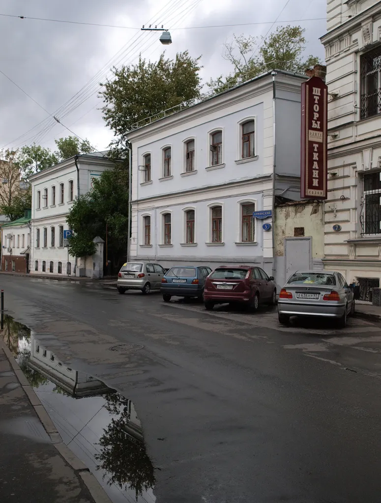 Armyansky Lane, Moscow - houses across the Armenian Embassy.