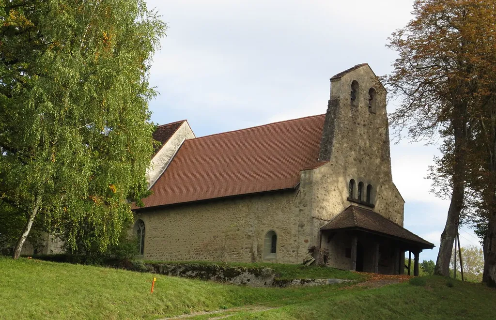 Curtilles Church, Canton of Vaud, Switzerland