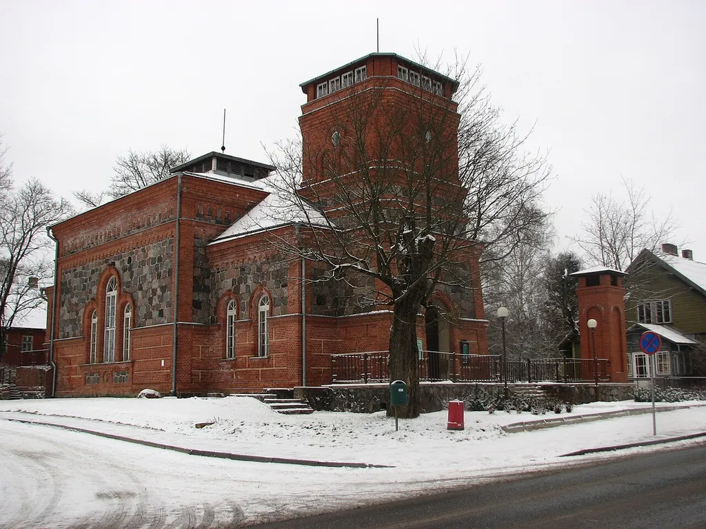 Tõrva church in Tõrva, Estonia