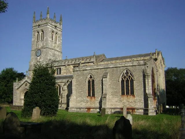Parish church of St John the Baptist, Wadworth, South Yorkshire, seen from the southeast
