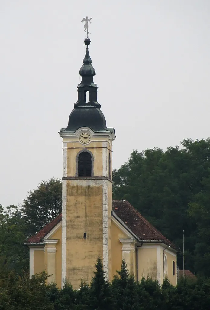 Church in Bizovik, Ljubljana, Slovenia