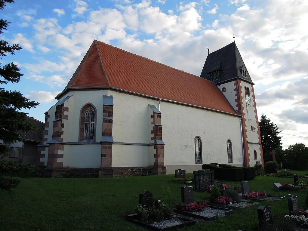 Kirche Großbardau -Nordostansicht- August 2023