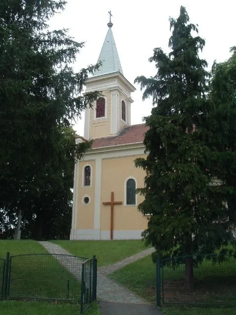 The Roman Catholic Church in Salköveskút, Hungary. Szent Mihály római katolikus templom
