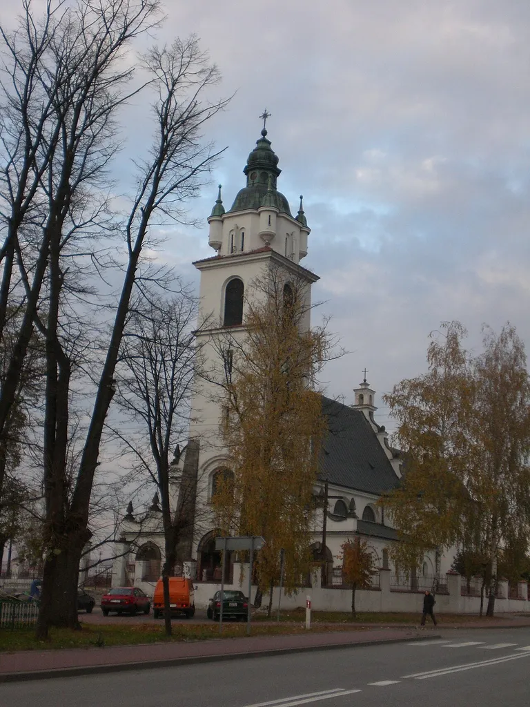 Saint Matthias church in Klwów. Poland